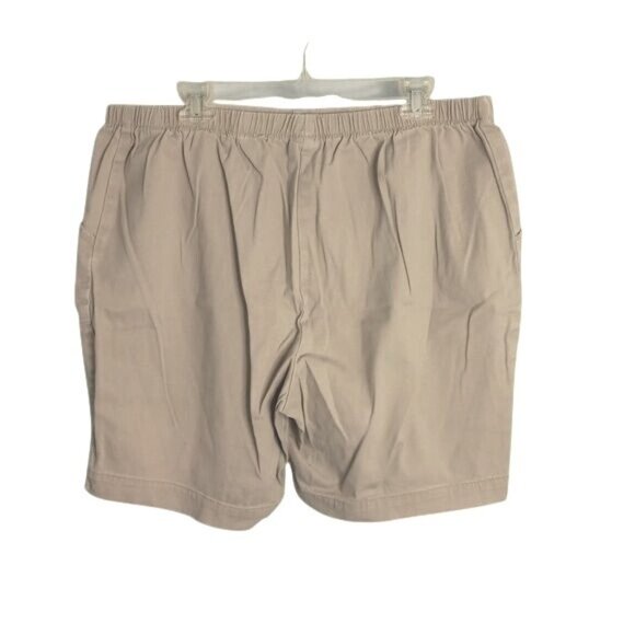 Just My Size By Hanes 2X 18W 20W Womens Brownstone Pull On Shorts Cotton Blend - Picture 2 of 5